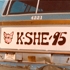 KSHE Bus Sign