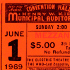 Ticket stub