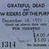 Grateful Dead Ticket